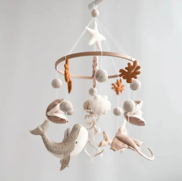 Ocean Baby Crib Mobile Neutral Hanging Crib Mobile Neutral Whale Mobile Nurse Decor